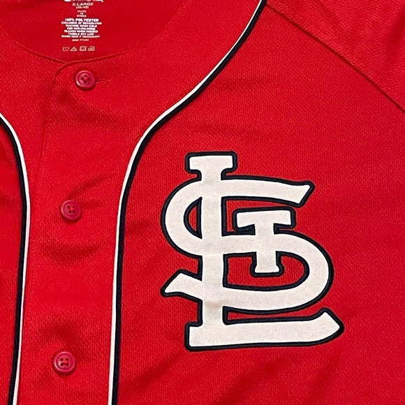 St Louis Cardinals Jersey Mens XL Baseball MLB Dynasty Series - Picture 6 of 6